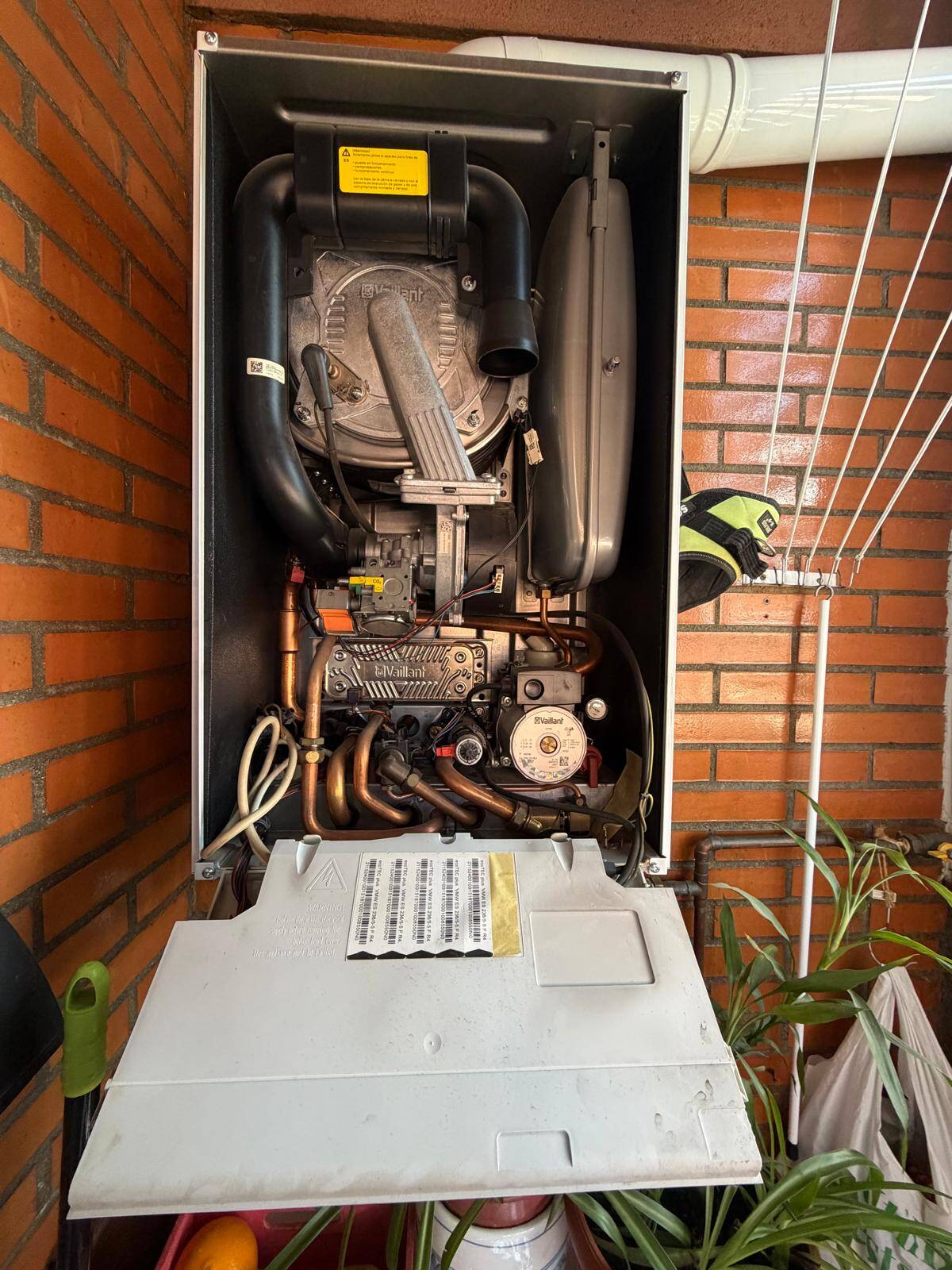 Instalación de caldera Vaillant